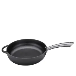 wysoka-patelnia-zeliwna-kuchenprofi-sred-28-x-7-cm-czarna
