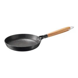 patelnia-zeliwna-z-powloka-nieprzywierajaca-kuchenprofi-sred-24-cm-czarna
