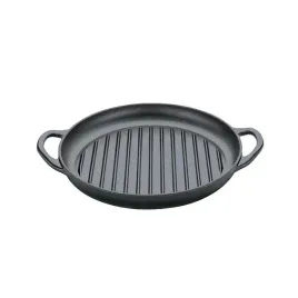 zeliwna-patelnia-grillowa-do-serwowania-kuchenprofi-sred-30-cm-czarna