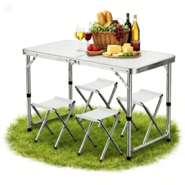 stolik-ogrodowy-turystyczny-skladany-bialy-z-krzeslami-stol-campingowy