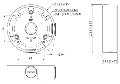 uchwyt-kamery-pfa13c-dahua