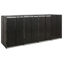 oslona-na-4-kosze-na-smieci-czarna-274x80x117-cm-polirattan