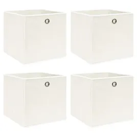 pudelka-4-szt-biale-32x32x32-cm-tkanina