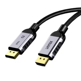 unitek-przewod-kabel-displayport-2-1-8k-120hz-3m-hdr-80gbps
