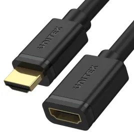 unitek-czarny-kabel-przedluzacz-hdmi-1-4-m-hdmi-f-2-0-3m-4k-60hz