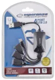 hub-usb-esperanza-ea114-usb-2-0-3x-miniusb-kod-producenta-ea114