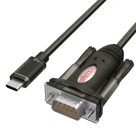unitek-y-1105k-adapter-konwerter-z-usb-c-do-rs-232-kabel-15m