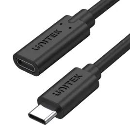 unitek-czarny-kabel-przedluzacz-usb-c-10gbps-4k-pd-100w-50cm