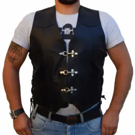 kamizelka-motocyklowa-skorzana-czarna-xs