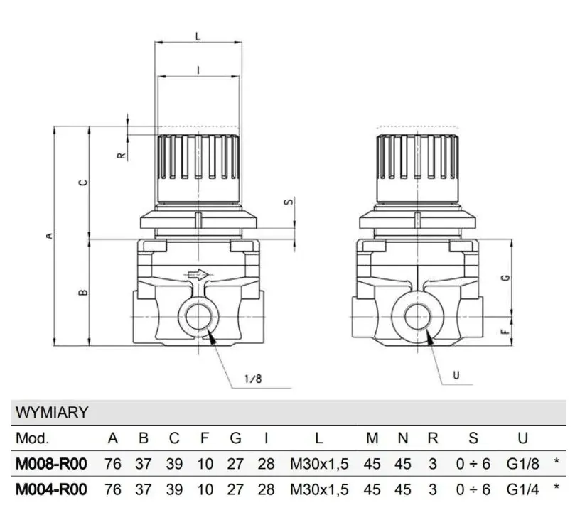 reduktor-camozzi-m008-r00-1-8-10-bar