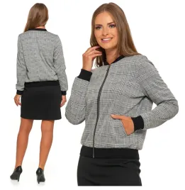 bluza-damska-bomberka-na-zamek-sweter-wzor-w-kratke-z-kieszeniami-m-moraj