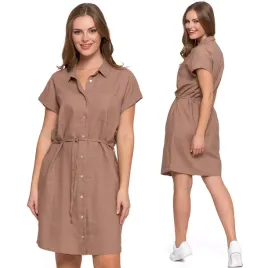 sukienka-damska-lniana-szmizjerka-rozpinana-stylowa-przed-kolano-3xl-moraj