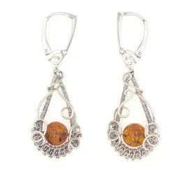 srebrne-kolczyki-honey-amber