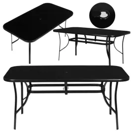 stol-ogrodowy-na-taras-ogrod-160x90cm-duzy-czarne-szklo-hartowane-z-otworem