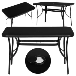 stol-ogrodowy-na-taras-ogrod-140x80cm-duzy-czarne-szklo-hartowane-z-otworem