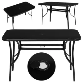 stol-ogrodowy-na-taras-ogrod-120x70cm-duzy-czarne-szklo-hartowane-z-otworem