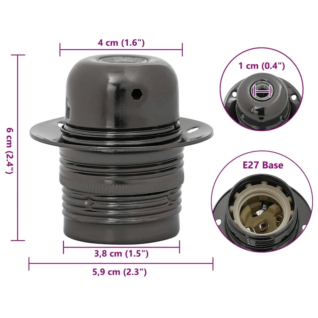 oprawki-do-lamp-2-szt-blyszczace-czarne-e27-stan-nowy