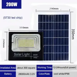 zestaw-solarny-halogen-led-200w-ip68-czujnik-ruchu-panel-i-pilot