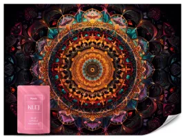 fototapeta-do-sypialni-kolorowa-mandala-ornamenty-boho-abstrakcja-400x280