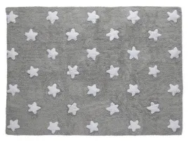dywan-bawelniany-grey-stars-white-120x160cm