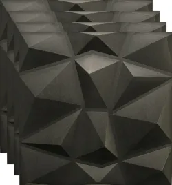 panele-scienne-czarne-kasetony-3d-diament-1m2