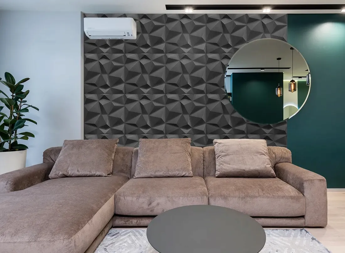 panele-scienne-czarne-kasetony-3d-diament-1m2