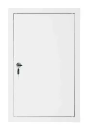 drzwiczki-metalowe-rewizyjne-biale-klucz-25x40