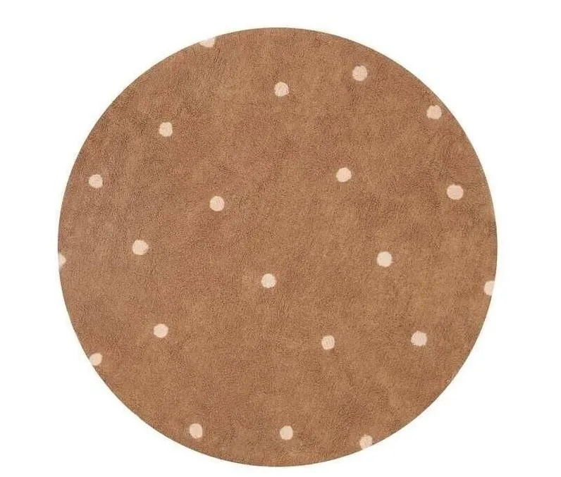 dywan-round-dot-chestnut-140cm