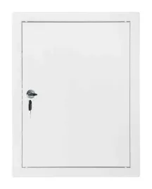 drzwiczki-metalowe-rewizyjne-biale-klucz-50x60