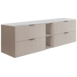 szafka-lazienkowa-pod-umywalke-140-kaszmir-ryflowane-fronty-blat-marmur