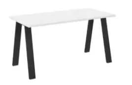 stol-industrialny-185x67cm-bialy-czarne-nogi-kira