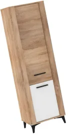 meble-miges-01-waski-regal-zamkniety-z-polkami-bielizniarka-dab-sonoma-bial