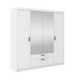 szafa-4-drzwiowa-z-lustrem-176cm-bialy-mat-rumba