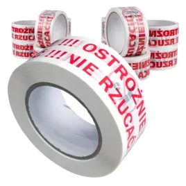 10x-tasma-pakowa-klejaca-ostrzegawcza-ostroznie-nie-rzucac-48-145y