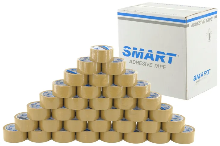 TAŚMA PAKOWA SMART 48/66 KAUCZUK SOLVENT 36 SZT BEZBARWNA