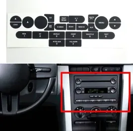 ford-mustang-2005-2009-naklejki-naprawcze-na-radio-zestaw-naprawczy