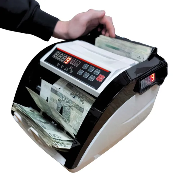 NOWOCZESNA DOTYKOWA LICZARKA DO BANKNOTÓW TESTER UV MG