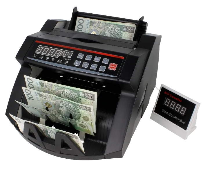 LICZARKA DO BANKNOTÓW Zliczarka TESTER UV NOMINAŁOWA MODEL 2026