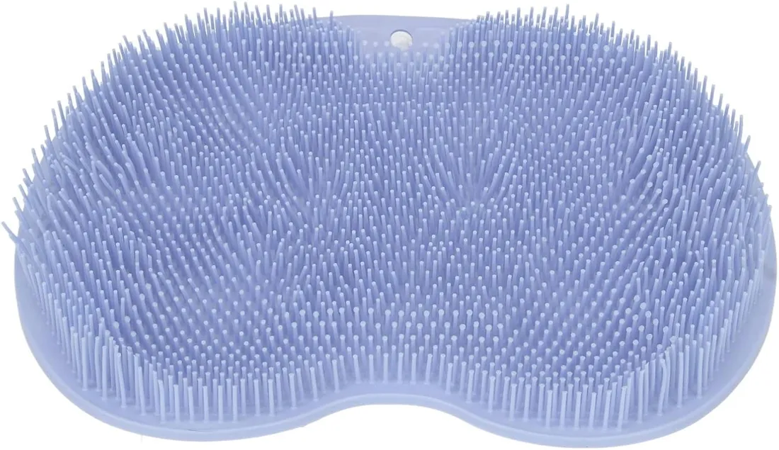 silikonowa-mata-pod-prysznic-szczotka-do-mycia-plecow-stop-niebieska-myjka-stan-nowy