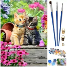malowanie-po-numerach-obraz-24-kolory-kotki-dwa-koty-40x50-cm