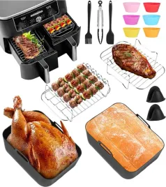 zestaw-akcesoria-do-frytkownicy-airfryer-ruszt-szczypce-formy-silikonowe