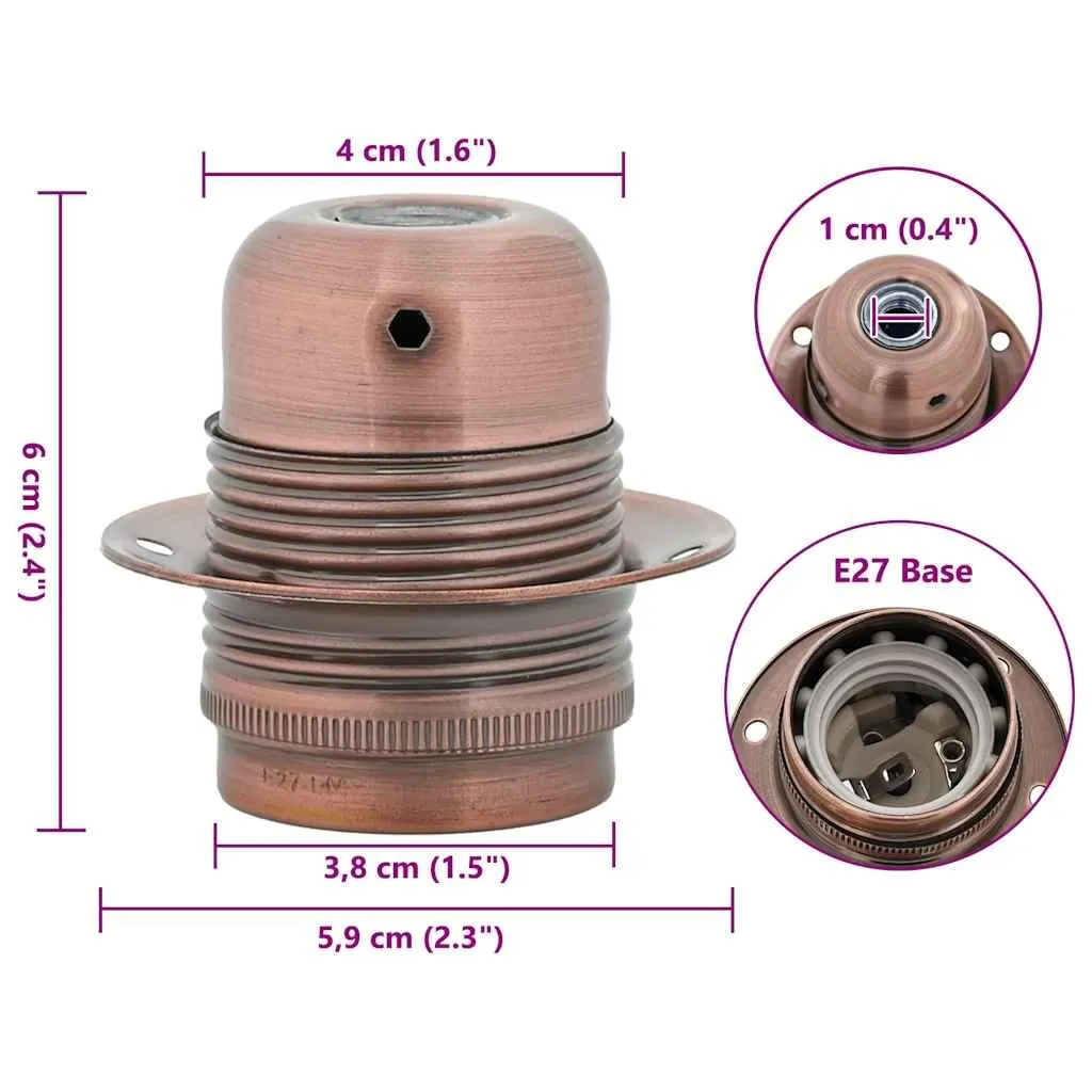 oprawki-do-zarowek-2-szt-czerwony-braz-e27-stan-nowy