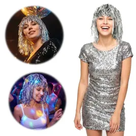 peruka-party-foliowa-silver-srebrna-godan