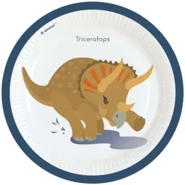 talerzyki-papierowe-happy-dinosaur-mix-amscan-23-cm-8-szt