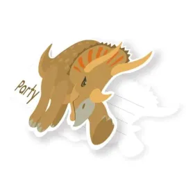 zaproszenia-urodzinowe-happy-dinosaur-amscan-8-szt