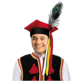 czapka-krakowiak-pawie-oczko-czerwono-czarna-kraszek-rozm-s