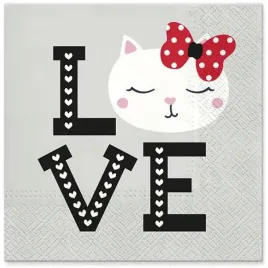 serwetki-lovely-cat-paw-33-cm-20-szt