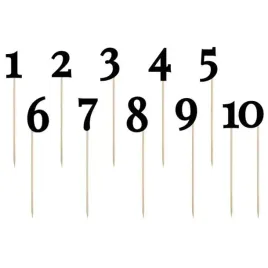 szpilki-drewniane-numery-czarne-partydeco-26-cm-11-szt