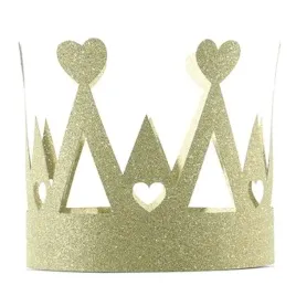korona-party-sweet-love-papierowa-zlota-brokatowa-1-szt