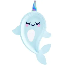 talerzyki-papierowe-narwal-partydeco-29-cm-6-szt